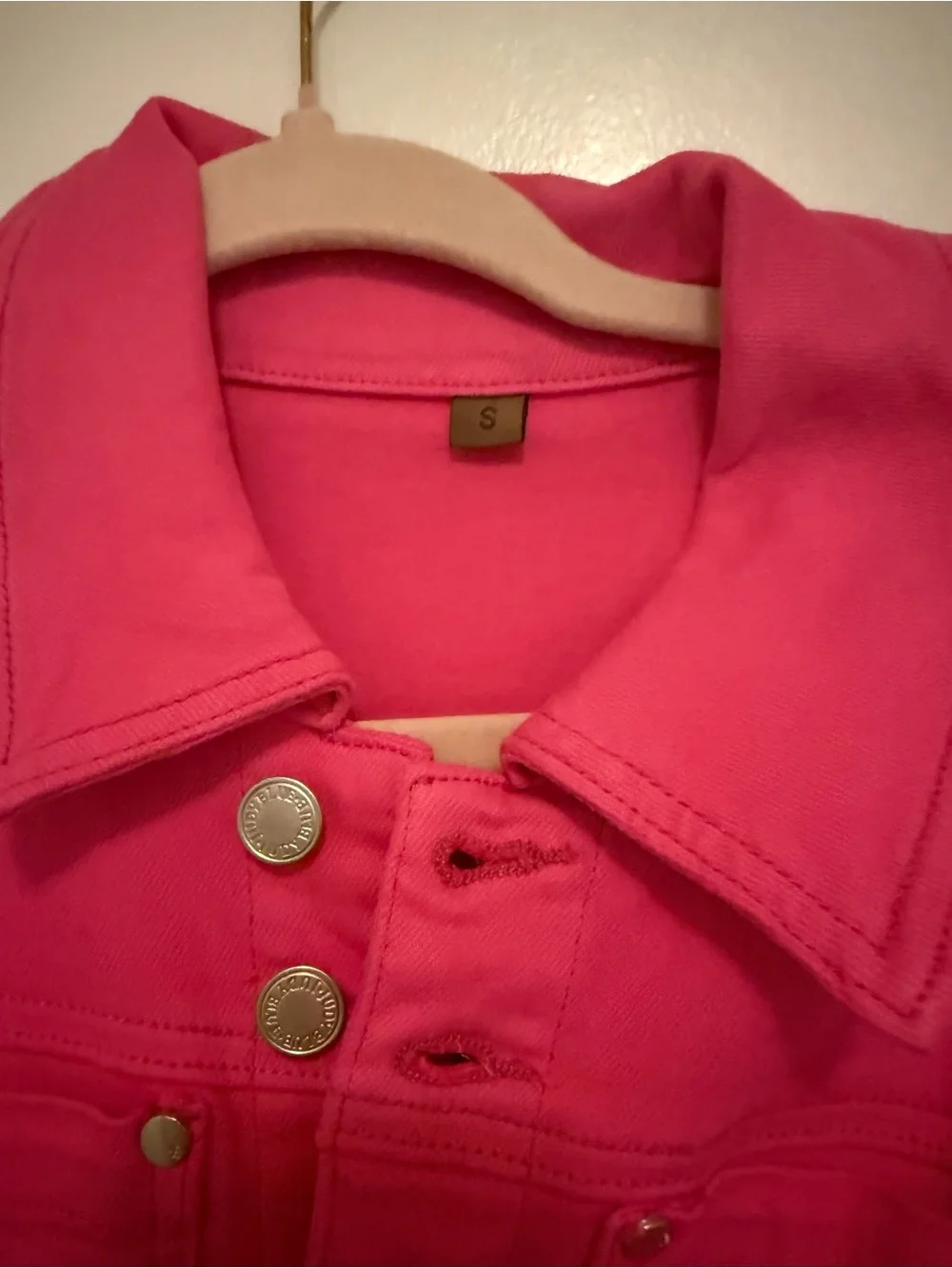 Judy blue pink denim jumpsuit nwt small